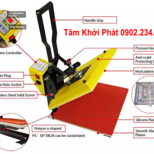 máy ép nhiệt lồng áo 38cm*38cm - Ảnh 3