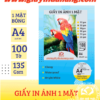 giấy in ảnh 1 mặt A4 định lượng 135gsm