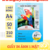 giấy in ảnh 1 mặt A4 định lượng 210gsm