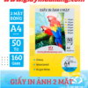 giấy in ảnh 2 mặt A4 định lượng 160gsm