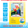 giấy in ảnh 2 mặt A4 định lượng 240gsm