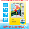 giấy in ảnh 2 mặt A4 định lượng 300gsm