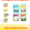 Giấy in ảnh RC 13×18 Media