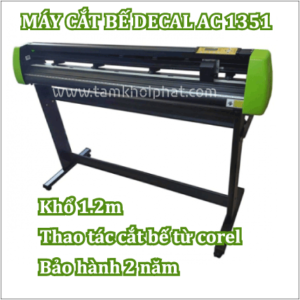 máy cắt bế decal khổ 1.2m ac 1351