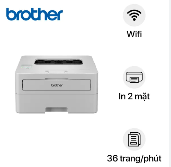 Máy in laser đen trắng Brother HL B2180DW