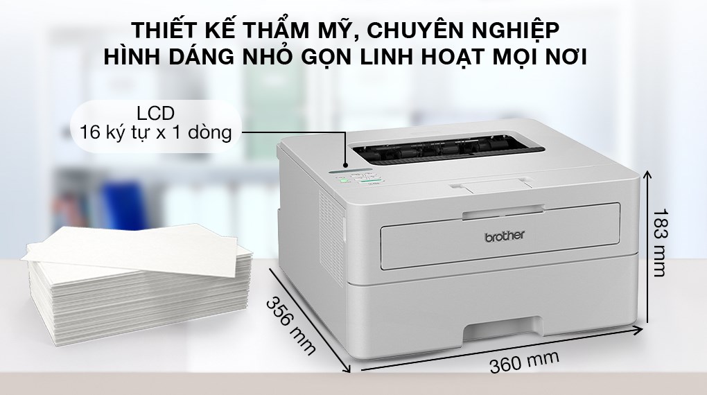Máy in laser đen trắng Brother HL B2180DW