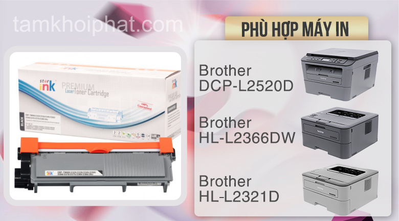 Mực in laser Brother TN-2385 (Dùng cho máy HL-L2321D/L2361DN/L2366DW/MFC-L2701D/MFC-L2701DW)