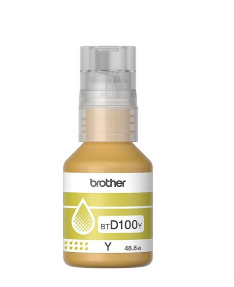 Mực in Brother BTD100Y màu vàng