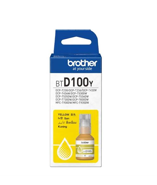 Mực in Brother BTD100Y màu vàng - Ảnh 2