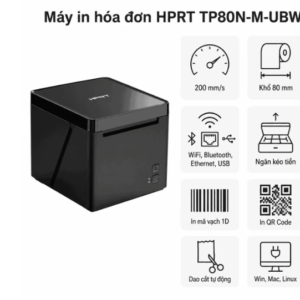 Máy in hóa đơn HPRT TP80N-M-UBW (USB + Bluetooth + WiFi)